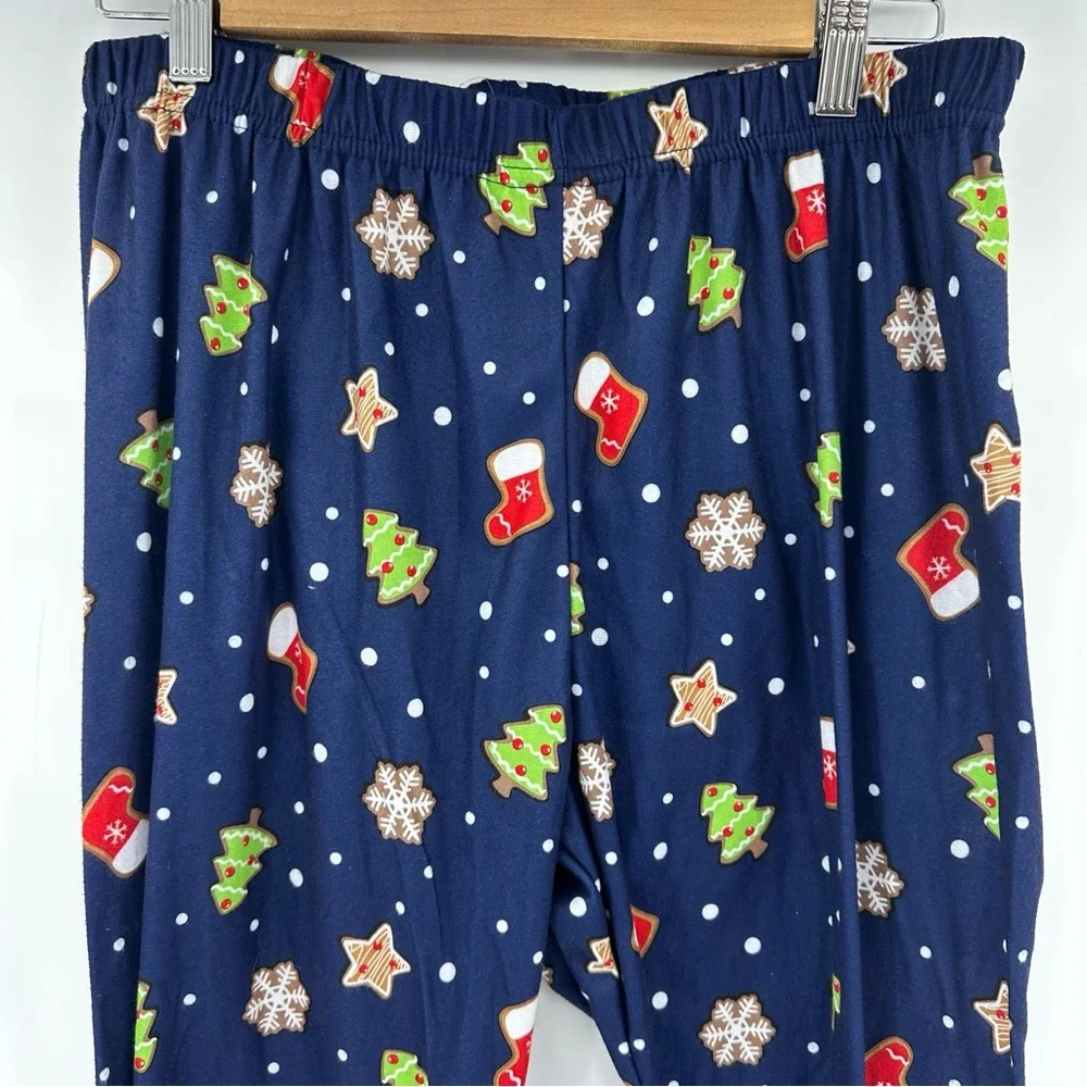 Night Life Xmas Pjs Bottoms Size Medium New without Tags